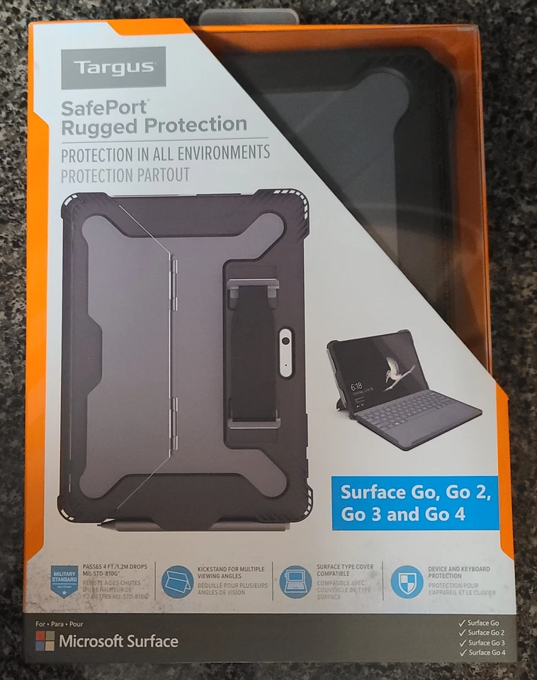 Targus SafePort® Rugged MAX para Microsoft Surface™ Go Negro - Marca THD491GL Foto 1 de 2