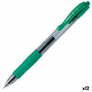 Penna gel Pilot G-2 07 Verde 0,4 mm [12 Unità] - Foto 1 di 2