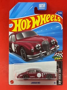 2025 Hot Wheels Red Jaguar MK1 HW Race Day #75 Case C New Release FREE SHIPPING - Picture 1 of 3