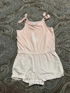 Ralph Lauren Jumpsuit Baby Girls Size 6m Pink - Picture 1 of 4
