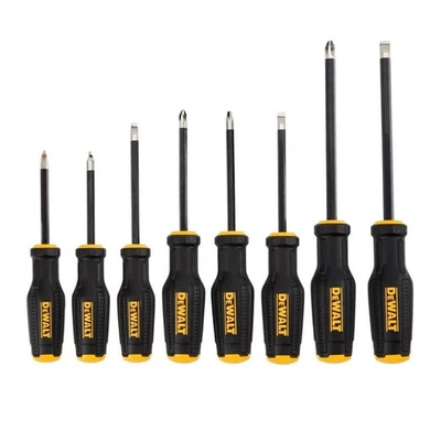 DeWalt DWHT65102-0 8 Piece Screwdriver Set – Slotted, Pozi, Phillips - Image 1 of 4