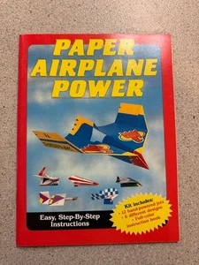 Paper Airplane Power Easy Schritt-für-Schritt Anleitungsbuch. UNBENUTZTE FLUGZEUGE ZUM BAUEN - Bild 1 von 6