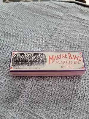 Hohner Marine Band Armónica No. Llave B 1896 Foto 1 de 4