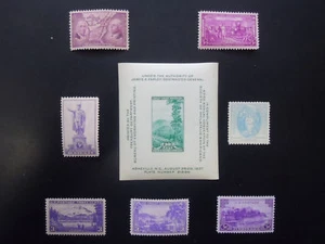 1937 US Commemoratives Year Set Complete 795-802 MNH OG F/VF - Picture 1 of 1