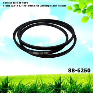 Genuine Toro 88-6250 V-Belt 1/2” X 87” 38” Deck Side Discharge Lawn Tractor - Picture 1 of 5