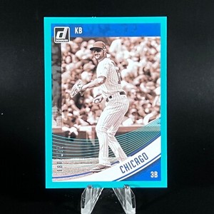 Kris Bryant 2018 Donruss Teal KB /199 Cubs Photo Variation NICE LOOK!!