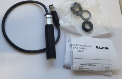 BALLUFF BUS000T BUS M18K0-PSXEP-030-EP00,3-GS92 SENSOR (in8s3B3) - Image 1 of 4