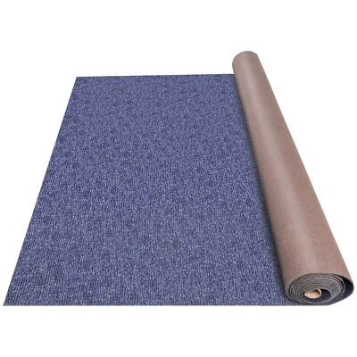5.9x36ft Deep Blue Marine Grade Carpet w/ Waterproof Non-Slide Back Outdoor Rug - Image 1 of 4