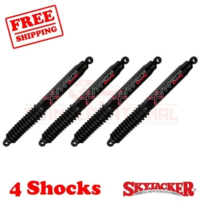61-93 Dodge Ramcharger 4WD 7-8" Fr 4-7" Rear Lift Skyjacker Black MAX Shocks - Imagem 1 de 4