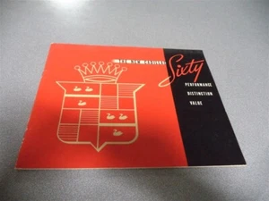 1938 The New Cadillac Sixty Performance Distinction Dealer Brochure Catalog - Picture 1 of 11