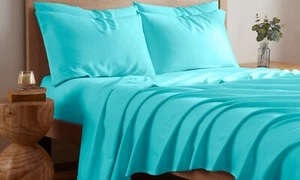 Kathy Ireland 2000 Thread Count Cotton 6 Pc Sheet Set - Picture 1 of 10