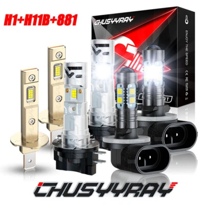 Faro alto/bajo + bombillas antiniebla FIT Kia Rondo 2007-2009 2010 2011 2012 6 piezas Foto 1 de 4