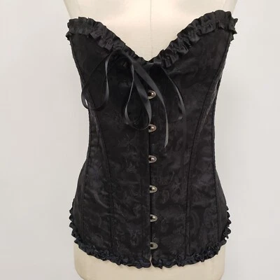 Corsé con cordones renacentista Whimsigoth para mujer talla XL vamp gótico oscuro romántico Foto 1 de 4