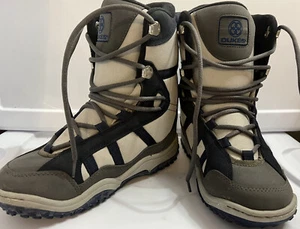 Ski Boots USA SIZE 6 Gray Dukes DELTA LINERLESS JUNIOR EUR 38 UK 5 - Picture 1 of 13