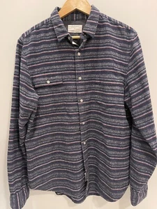 Mens Rag & Bone Made In USA Striped Shirt SZ XL - Picture 1 of 3
