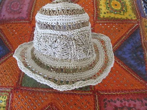 LADIES  HAT Natural fibres Nepal handicraft festival   - Picture 1 of 1