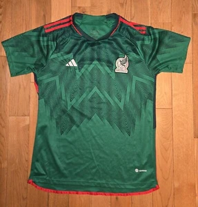 Adidas Mexico Home Jersey 2022 S National Team Aeroready Soccer Shirt Green Nice - Picture 1 of 7