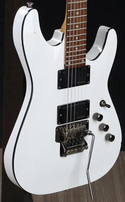 Schecter C-1 FR Diamond Series 6-string Electric Guitar - White - Image 1 of 4