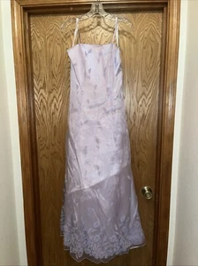 Purple Floral Dress Size M/L (7/9) Teen From Chica CA Prom/Wedding Special Occ - Picture 1 of 6