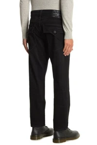 NWT TRUE RELIGION Geno Flap Relaxed Slim Straight Jeans SZ 31 GPKB Midnight Fire - Imagen 1 de 12