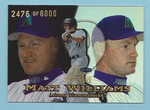 1999 Flair Showcase Row 1 Matt Williams Diamondbacks #139 2476/6000 (KCR) - Picture 1 of 1