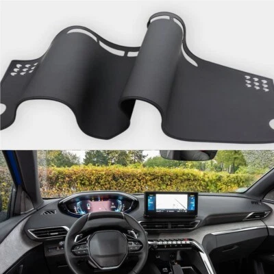 For Peugeot 3008 2017-2023 Interior Dash mat Pad Dashboard Cover Mat Leather - Image 1 of 4