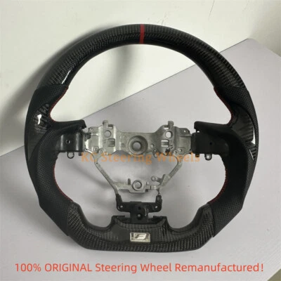 Repuesto volante fibra carbono cuero negro para LEXUS GS 2016-2019 Foto 1 de 4