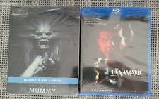 The MUMMY Steelbook UNNAMABLE BLU RAY LOT BRAND NEW SEALED 