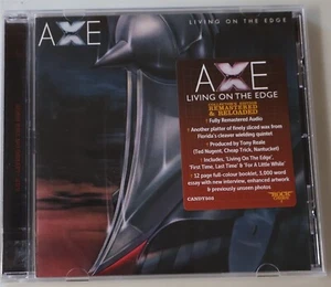 Axe Living On The Edge CD new Rock Candy Records Reissue - Picture 1 of 2