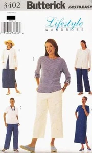 Pattern Butterick Sewing Woman Vintage 2002 Summer Wardrobe Sz 16-22 NEW OOP - Picture 1 of 1