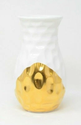 Jarrón Michael Wainwright Truro dorado Dahlia Bud Foto 1 de 3