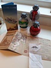 Star Wars Galaxy’s Edge Coca Cola SPRITE Diet Coke Bottles Disney MAPS, FULL SET