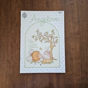 Libro de patrones de punto de cruz contado Hallmark Angelove temporada 12 diseños 1983 - Imagen 1 de 6