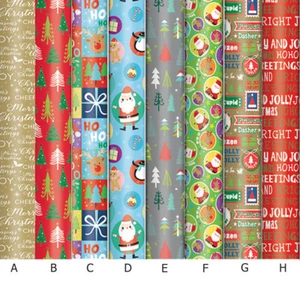 Christmas Gift Wrap Rolls Wrapping Paper 15m x 70cm Festive Xmas - Picture 1 of 9