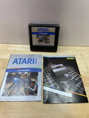 VTG Atari 5200 Star Raiders Cartridge And Manual  1982 5205 - Image 1 of 4