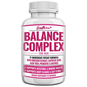 Balance Complex - Vaginal Health Dietary Supplement, Gut & Blood Sugar Health - Picture 1 of 13