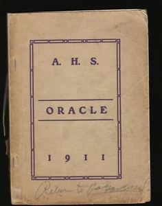 Anuario de escuela secundaria Adams 1911, Oracle, Adams, Nueva York, condado de Jefferson - Imagen 1 de 12