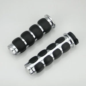 1" Handlebar Handle Grips For Kawasaki VN800 VN900 VN1500 VN1600 VN2000 - Picture 1 of 5
