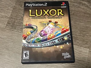 Luxor Pharaoh's Challenge PlayStation 2 PS2 Completo CIB Auténtico Disco Limpio - Imagen 1 de 3