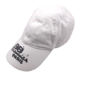 $360 Balenciaga Dirty BB Paris White Icon Cap Hat NO BAG Mens Size Large - Picture 1 of 10