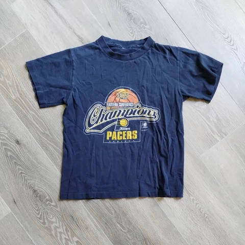 Vintage Pacers Mens Shirt XS Eastern Conference Champions 2000 NBA Finals Cotton Cover