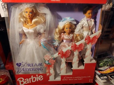Dream Wedding Barbie Stacie Todd 1993 edición limitada conjunto de regalo 10712 nuevo en caja Foto 1 de 4