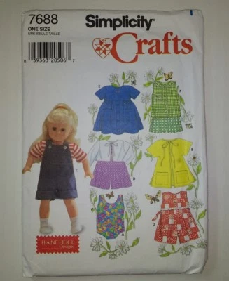 Simplicity 7688 Clothes for 18" Doll - Image 1 of 2