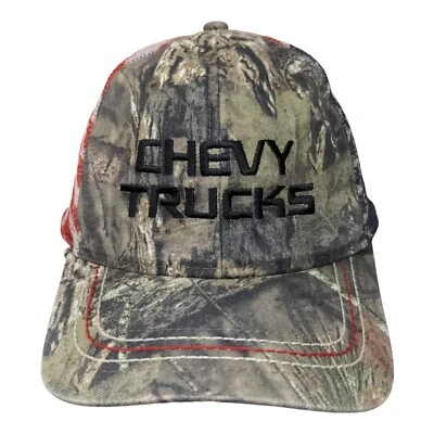 Chevy Trucks Snapback Trucker Hat Multicolor OSFM Patriotic Mesh Outdoor Cap - Image 1 of 4