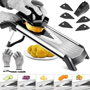 Multifunctional Mandolin Cucumber Slicer Food Fruit Chopper Gretar Tool - Picture 1 of 13