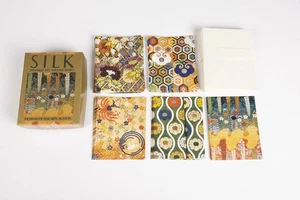 Boxed Set of 30 Notecards Envelopes Silk Japanese No Theatre Robes Boston MFA - Picture 1 of 8