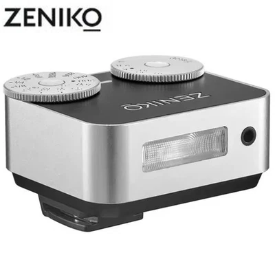 ZENIKO ZA12 Retro Camera Flash Light Speedlite Canon Nikon Sony Fuji Olympus GR4 - Image 1 of 4