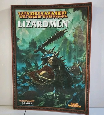 Warhammer Lizardmen Armies 2008 Games Workshop Used Softcover  - Image 1 of 4