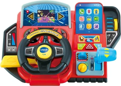 Vtech Lernlenkrad mit Lcd, 3 Spiele, viel Inhalt & Melodien (3-7 J.) - Bild 1 von 4