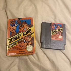 Donkey Kong Classics Nintendo NES Video Game PAL Boxed no manual 